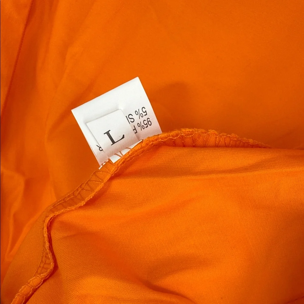 Dickies Bright Orange Short Sleeve Jumpsuit Size Large - Picture 5 of 7